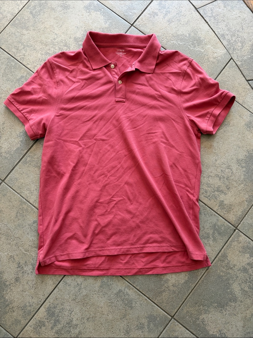 JCrew Classic Men’s Polo Shirt - Pink